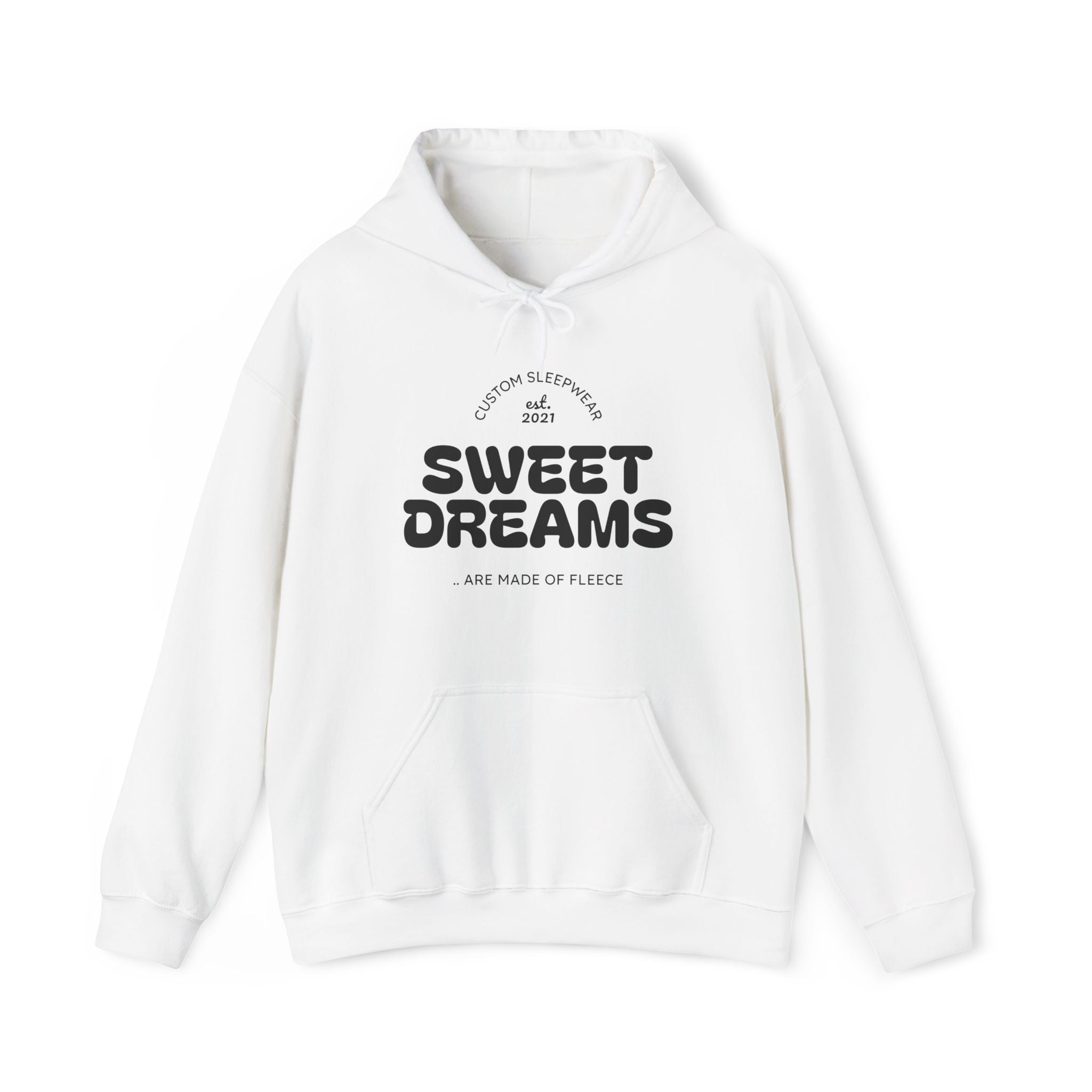 Sweet Dreams Hoodie — Cozy Vintage Typography Pullover